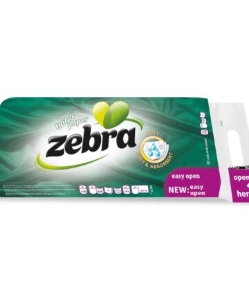 zebra, χαρτί υγείας,απαλό και οικονομικό πράσινο