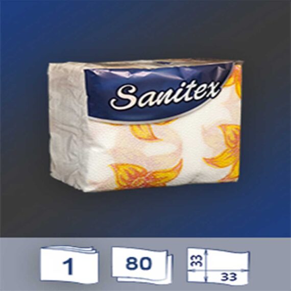 sanitex lilium, Χαρτοπετσέτες, 80 τεμάχια